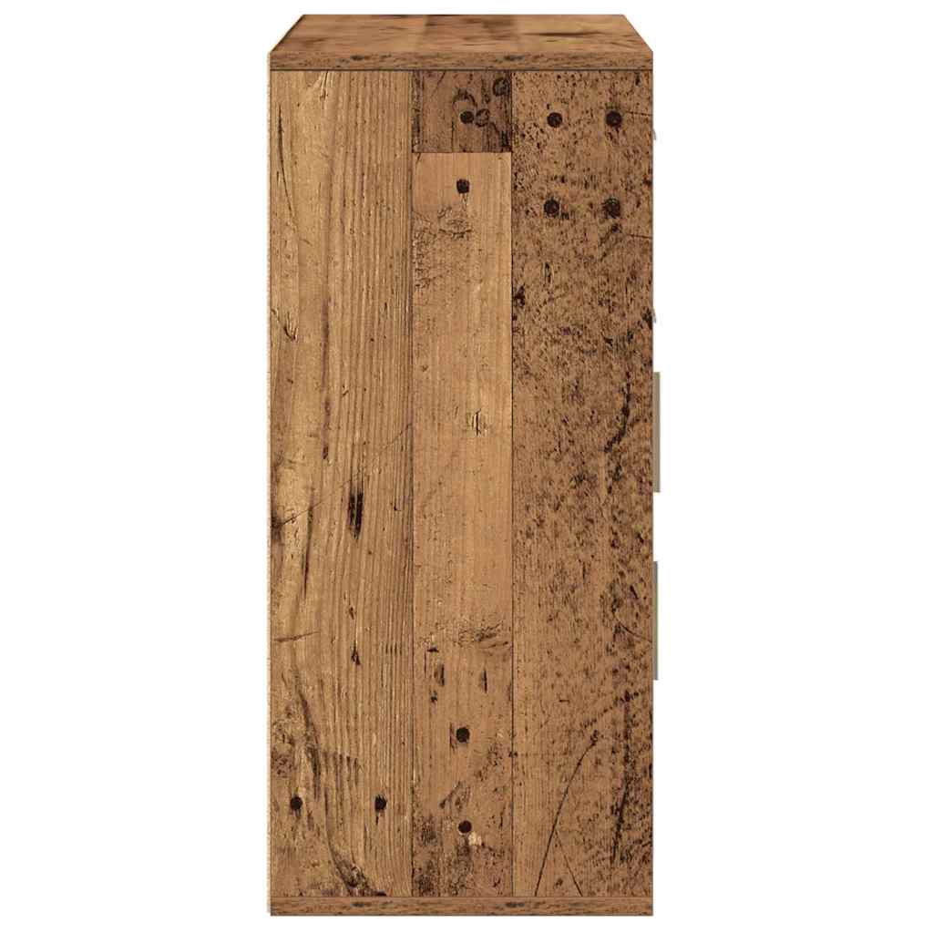 vidaXL Bufet Stare drewno 60 x 31 x 70 cm Materiał drewnopochodny