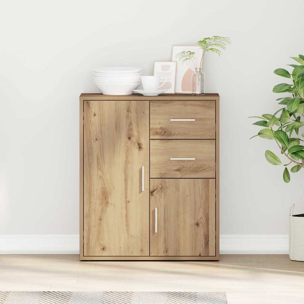 vidaXL Bufet Dąb rzemieślniczy 60 x 31 x 70 cm Materiał drewnopochodny