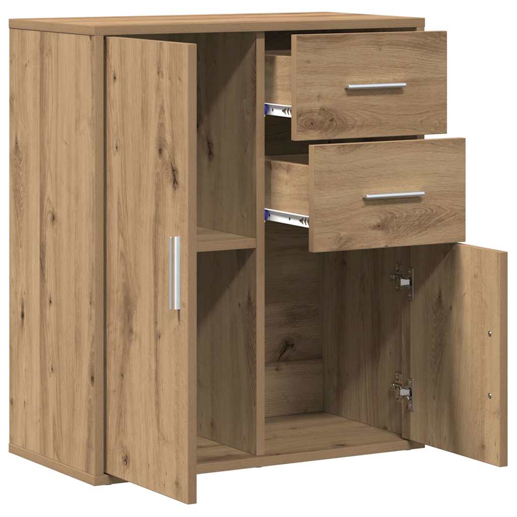 vidaXL Bufet Dąb rzemieślniczy 60 x 31 x 70 cm Materiał drewnopochodny