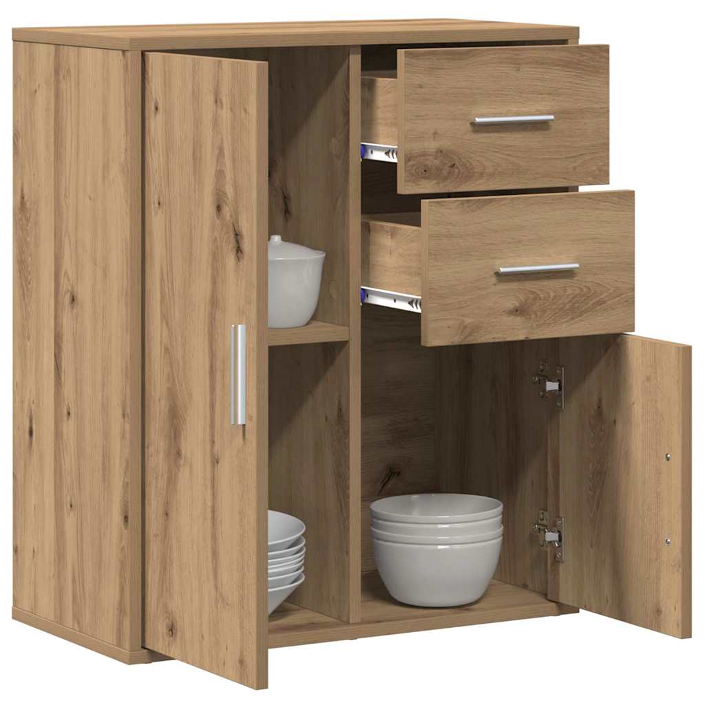 vidaXL Bufet Dąb rzemieślniczy 60 x 31 x 70 cm Materiał drewnopochodny