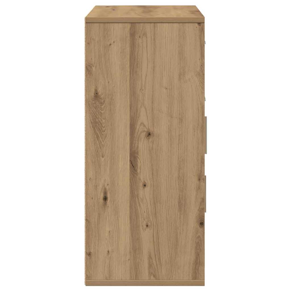 vidaXL Bufet Dąb rzemieślniczy 60 x 31 x 70 cm Materiał drewnopochodny