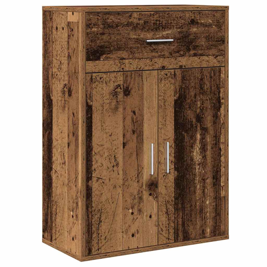 vidaXL Bufet Stare drewno 60 x 30 x 84 cm Materiał drewnopochodny