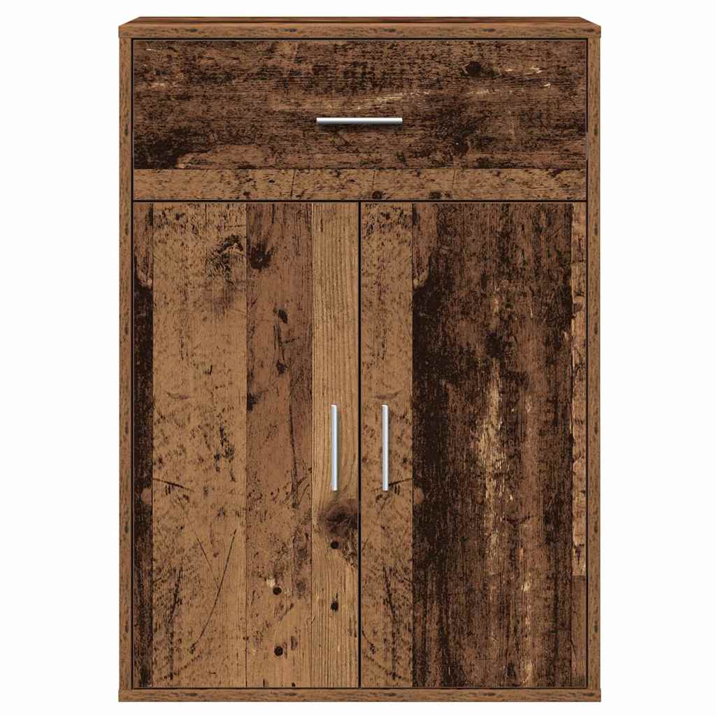vidaXL Bufet Stare drewno 60 x 30 x 84 cm Materiał drewnopochodny