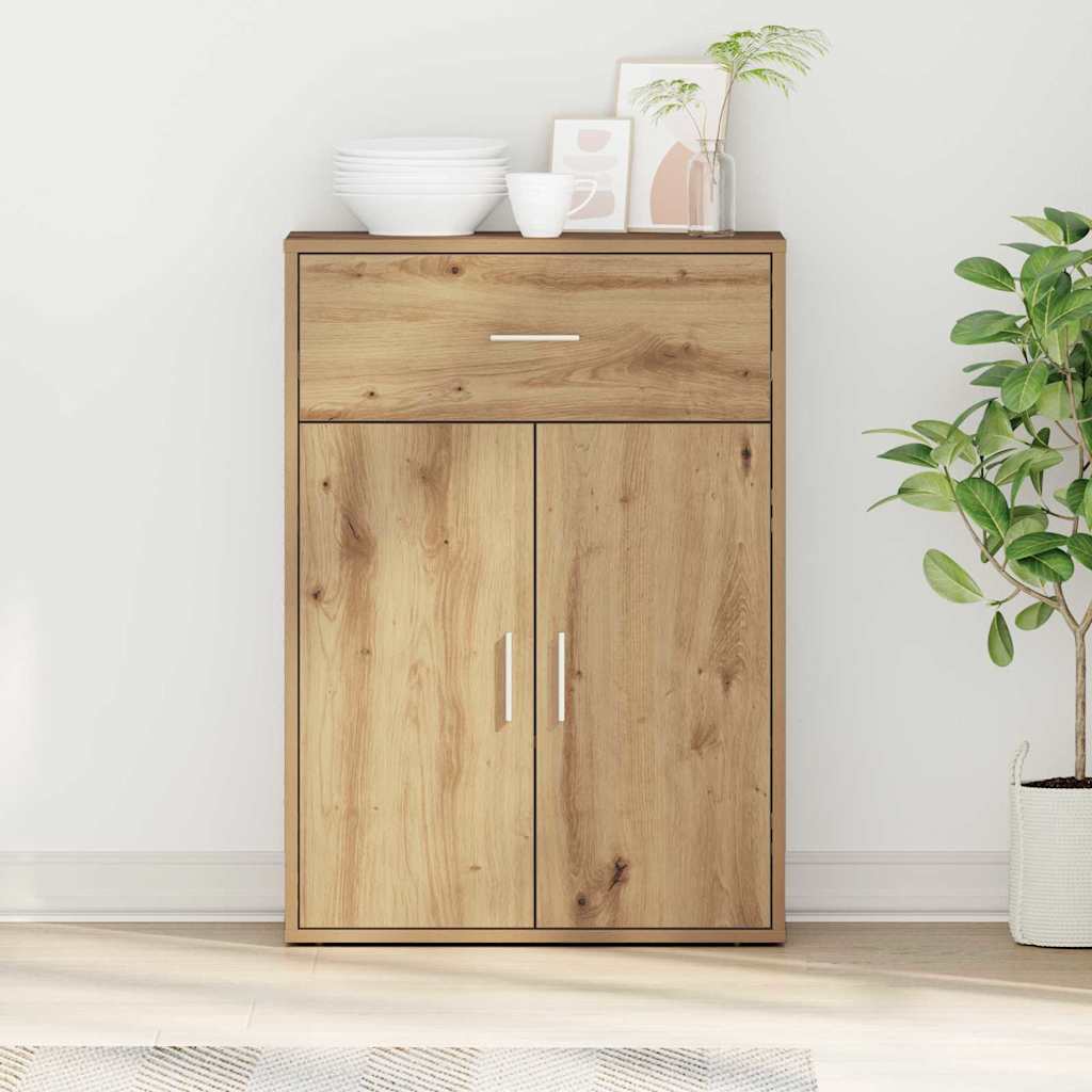 vidaXL Bufet Dąb rzemieślniczy 60 x 30 x 84 cm Materiał drewnopochodny