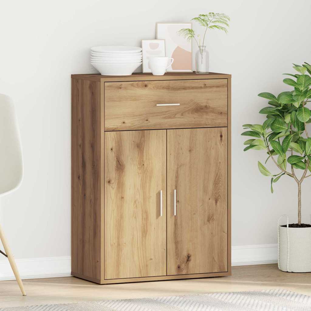 vidaXL Bufet Dąb rzemieślniczy 60 x 30 x 84 cm Materiał drewnopochodny
