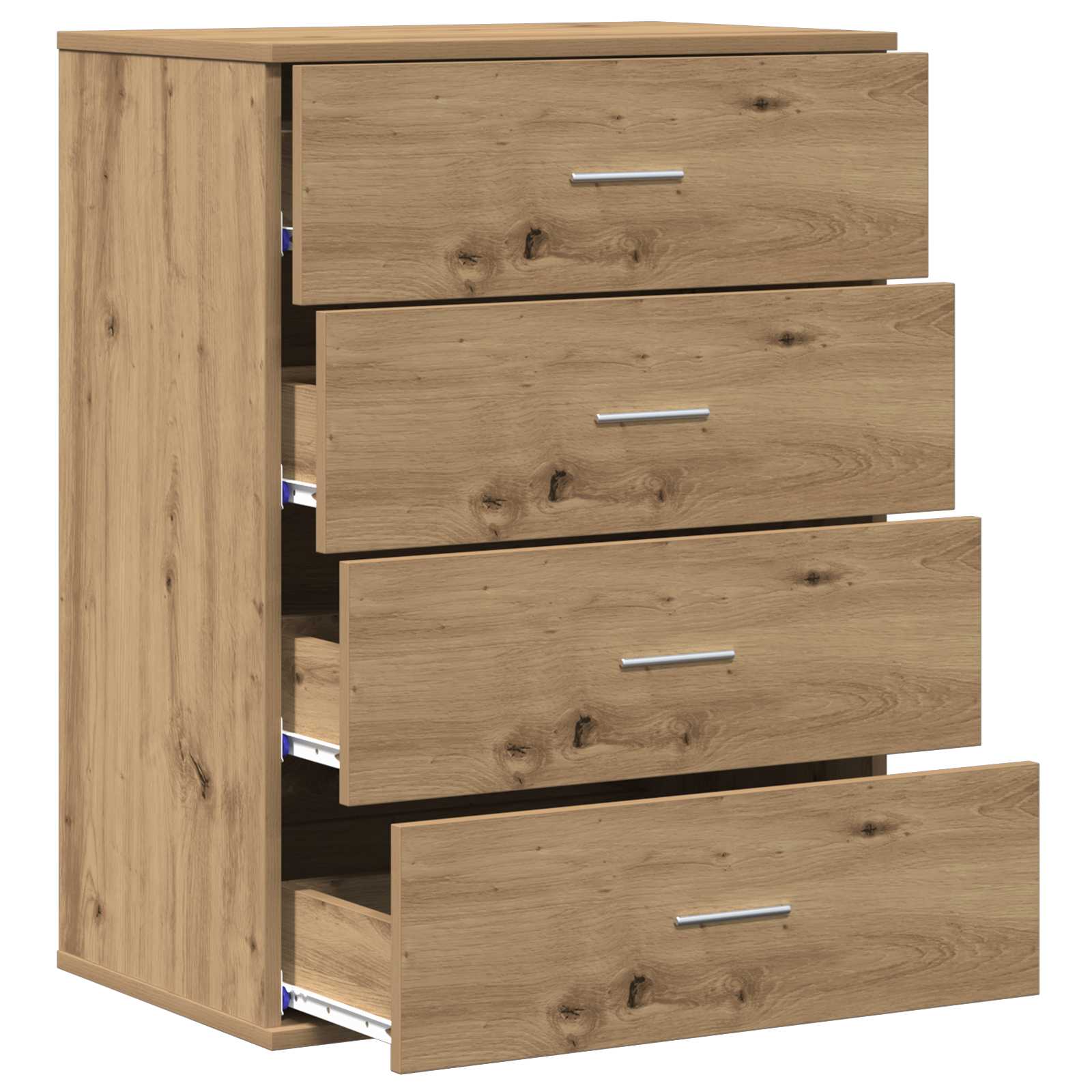 vidaXL Bufet Dąb rzemieślniczy 60 x 39 x 80 cm Drewno inżynieryjne