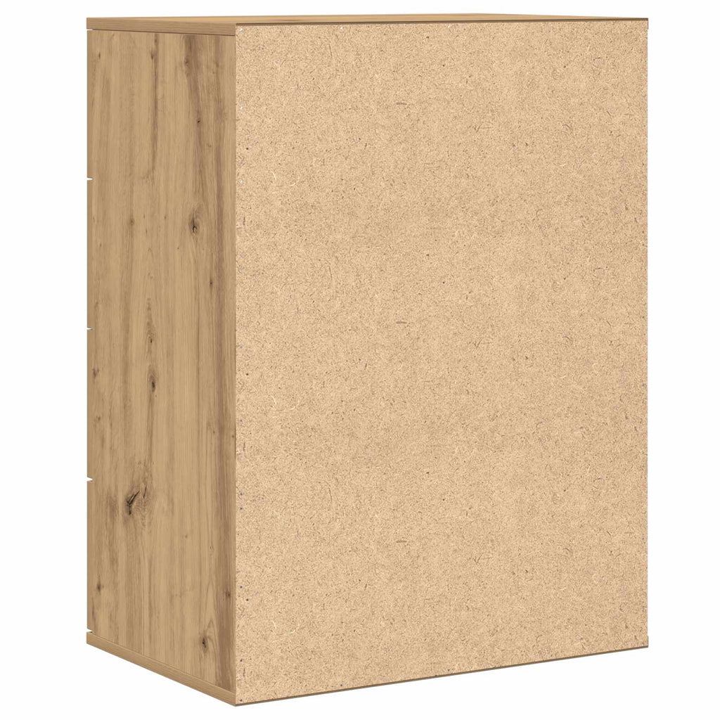 vidaXL Bufet Dąb rzemieślniczy 60 x 39 x 80 cm Drewno inżynieryjne