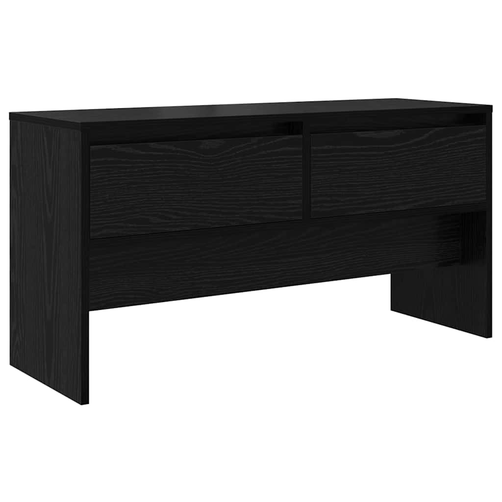 vidaXL Zestaw mebli do przedpokoju z szufladą z półką 4 pcs Czarny Dąb