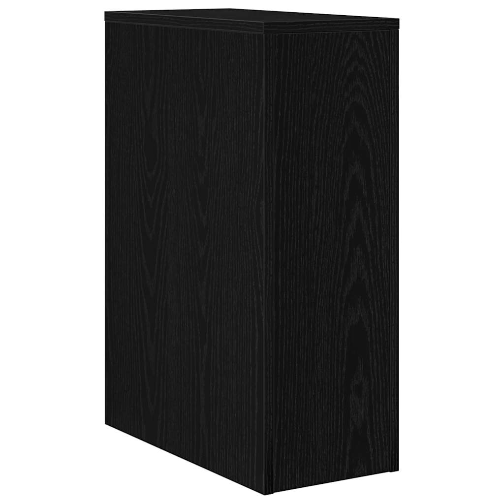 vidaXL Zestaw mebli łazienkowych Czarny Dąb 22 x 44 x 61.5 cm