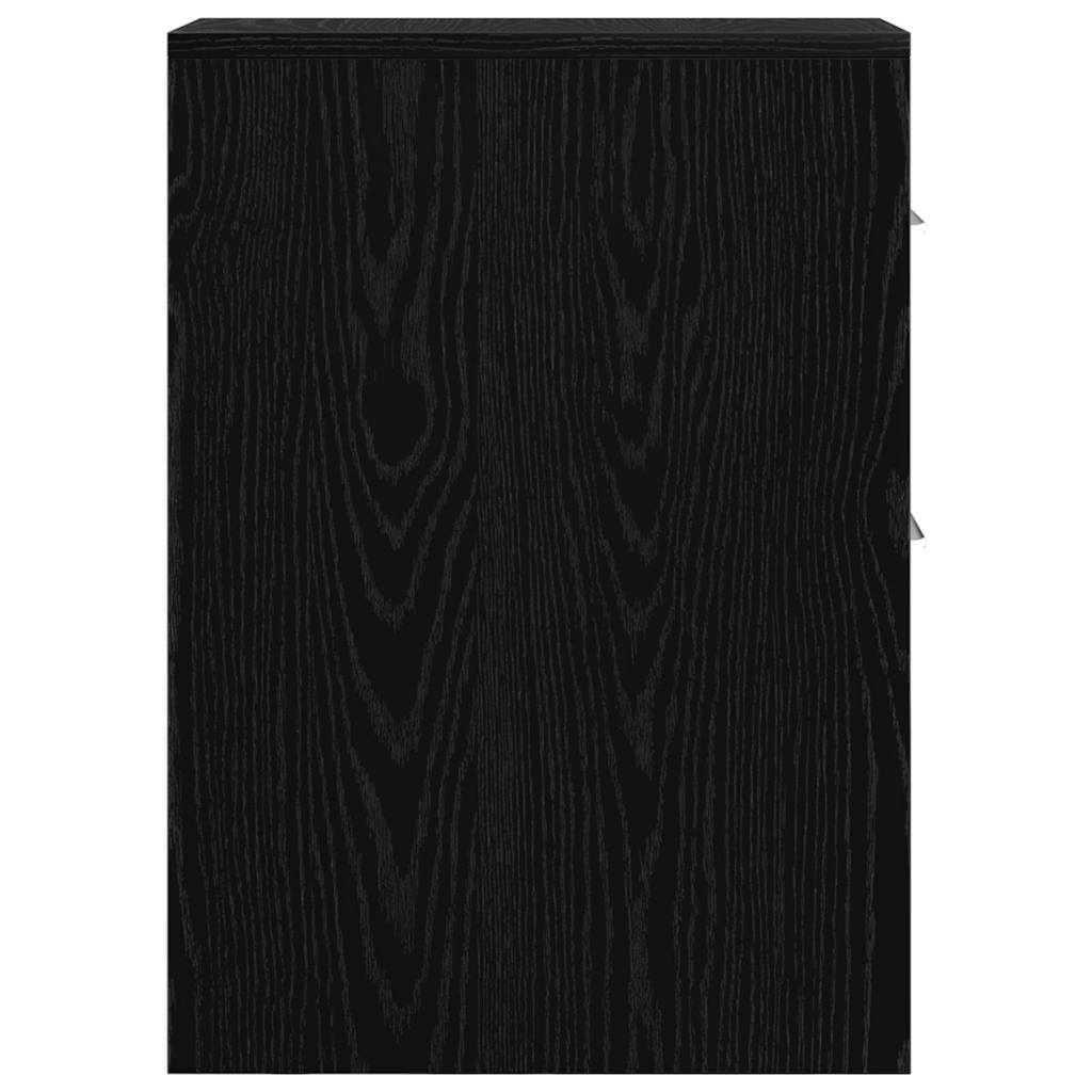 vidaXL Zestaw mebli łazienkowych Czarny Dąb 22 x 44 x 61.5 cm