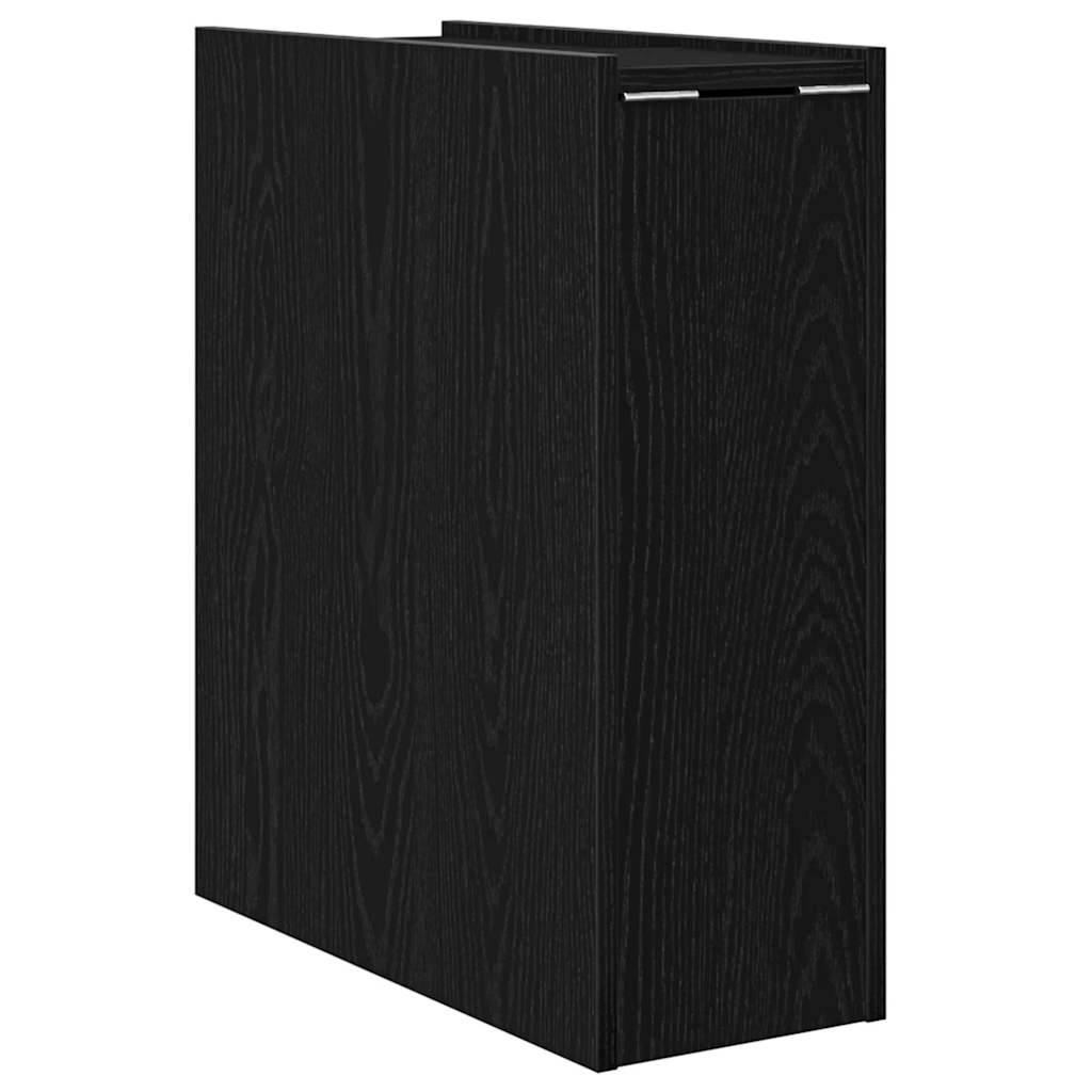 vidaXL Zestaw mebli łazienkowych Czarny Dąb 80 x 18 x 60 cm
