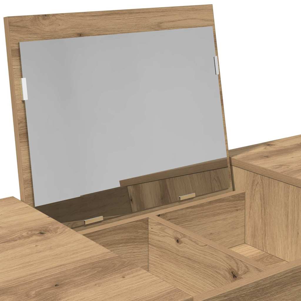 vidaXL Kosmetyczny stół z szufladą Dąb rzemieślniczy 100 x 45 x 76 cm
