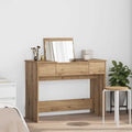 vidaXL Kosmetyczny stół z szufladą Dąb rzemieślniczy 100 x 45 x 76 cm