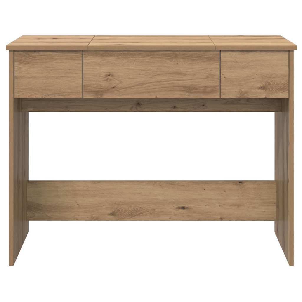 vidaXL Kosmetyczny stół z szufladą Dąb rzemieślniczy 100 x 45 x 76 cm