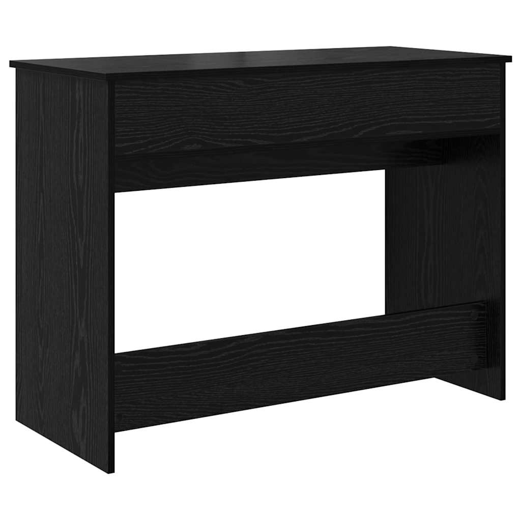 vidaXL Kosmetyczny stół z szufladą Czarny Dąb 100 x 45 x 76 cm