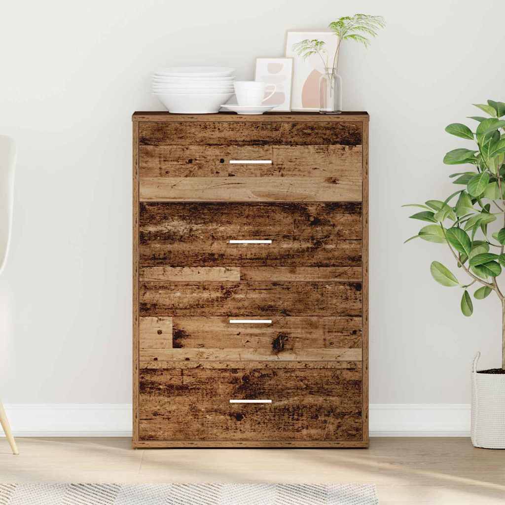 vidaXL Bufet Stare drewno 60 x 31 x 84 cm Materiał drewnopochodny