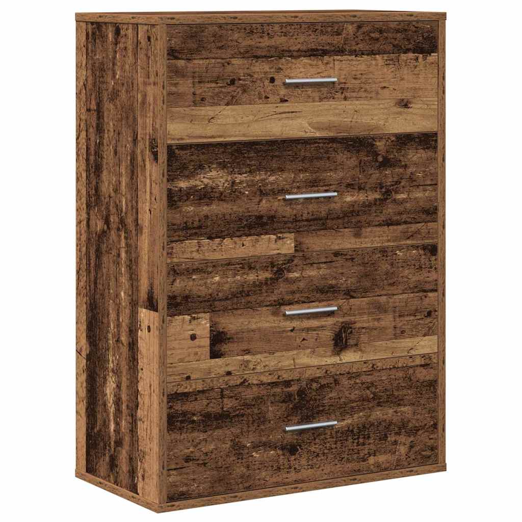 vidaXL Bufet Stare drewno 60 x 31 x 84 cm Materiał drewnopochodny