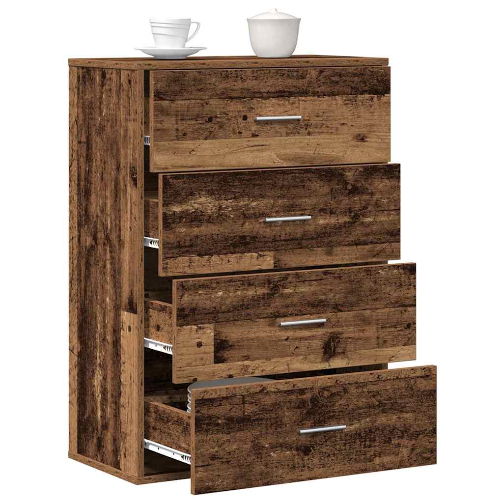 vidaXL Bufet Stare drewno 60 x 31 x 84 cm Materiał drewnopochodny