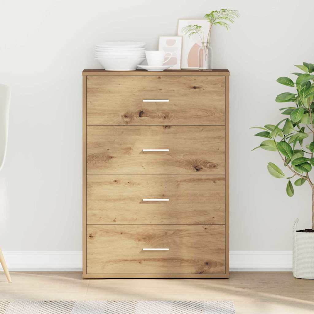 vidaXL Bufet Dąb rzemieślniczy 60 x 31 x 84 cm Drewno inżynieryjne