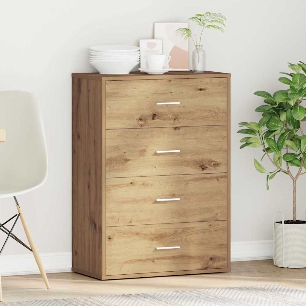 vidaXL Bufet Dąb rzemieślniczy 60 x 31 x 84 cm Drewno inżynieryjne