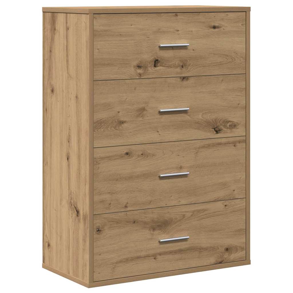 vidaXL Bufet Dąb rzemieślniczy 60 x 31 x 84 cm Materiał drewnopochodny