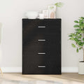 vidaXL Bufet Czarny Dąb 60 x 31 x 84 cm Materiał drewnopochodny