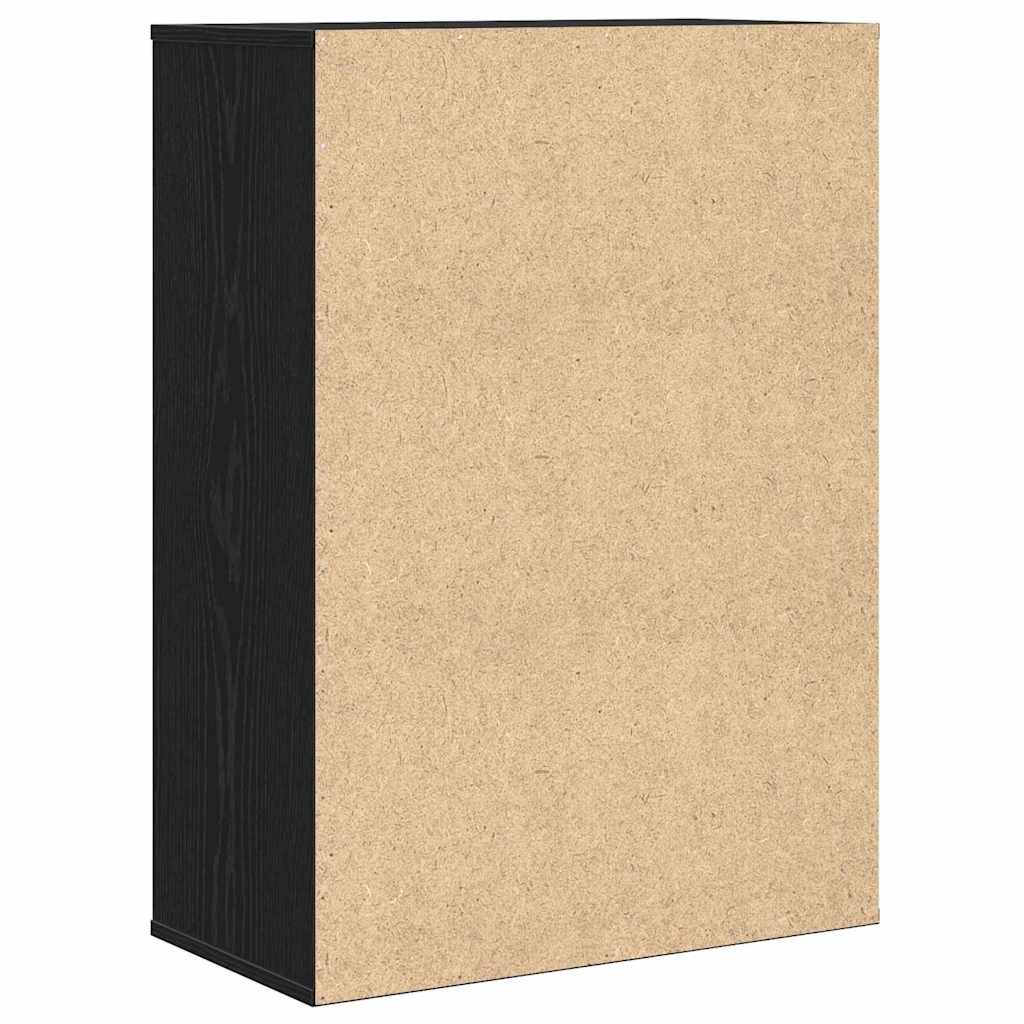 vidaXL Bufet Czarny Dąb 60 x 31 x 84 cm Materiał drewnopochodny
