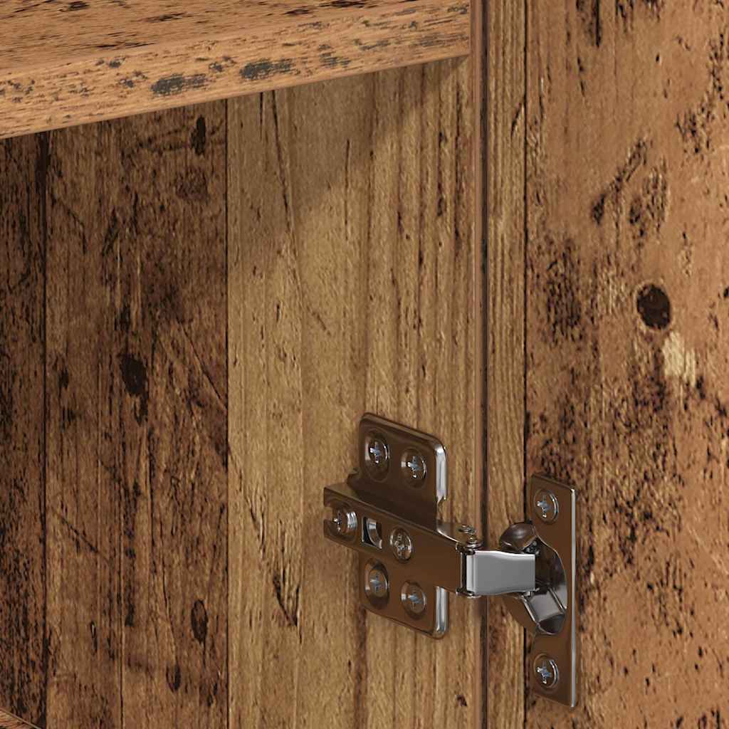 vidaXL Bufet Stare drewno 78 x 38 x 80 cm Materiał drewnopochodny
