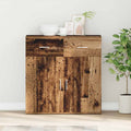 vidaXL Bufet Stare drewno 78 x 38 x 80 cm Materiał drewnopochodny