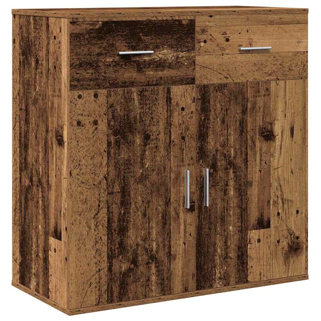 vidaXL Bufet Stare drewno 78 x 38 x 80 cm Materiał drewnopochodny