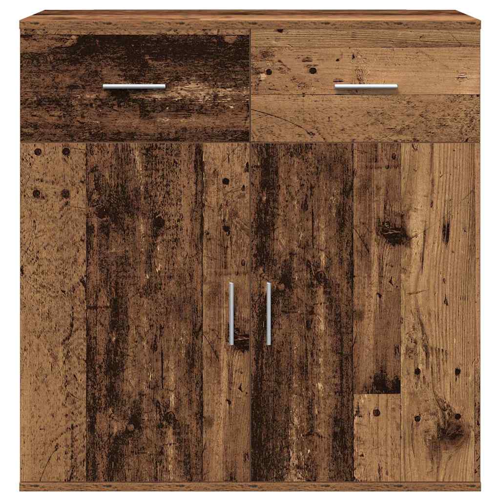 vidaXL Bufet Stare drewno 78 x 38 x 80 cm Materiał drewnopochodny