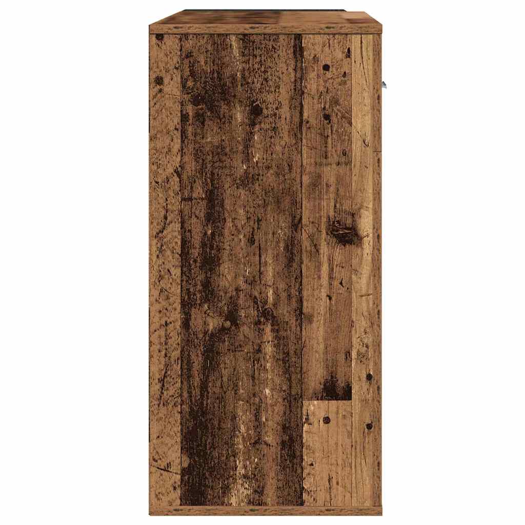 vidaXL Bufet Stare drewno 78 x 38 x 80 cm Materiał drewnopochodny