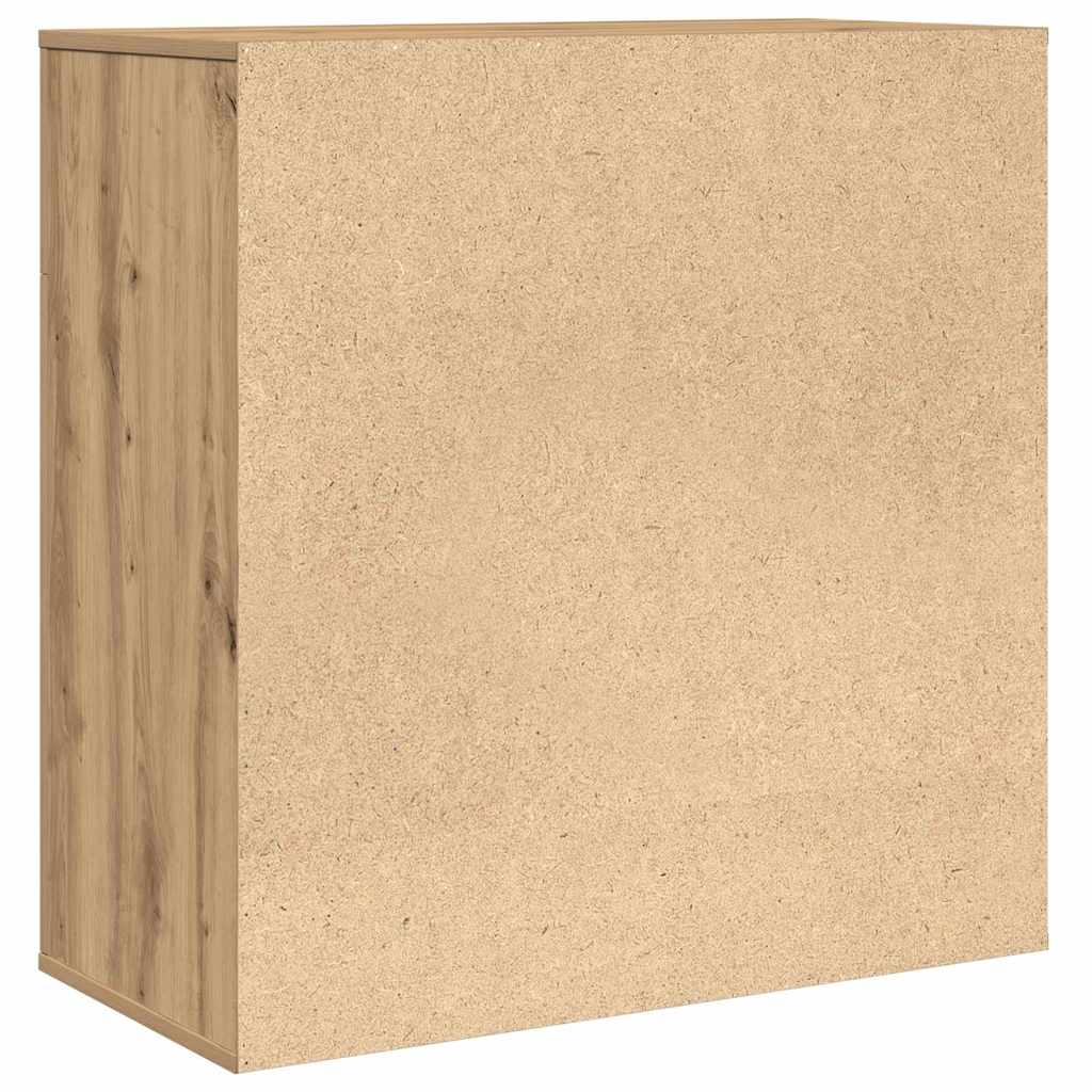 vidaXL Bufet Dąb rzemieślniczy 78 x 38 x 80 cm Materiał drewnopochodny