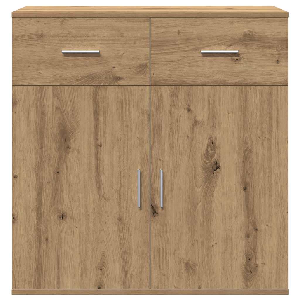 vidaXL Bufet Dąb rzemieślniczy 78 x 38 x 80 cm Materiał drewnopochodny