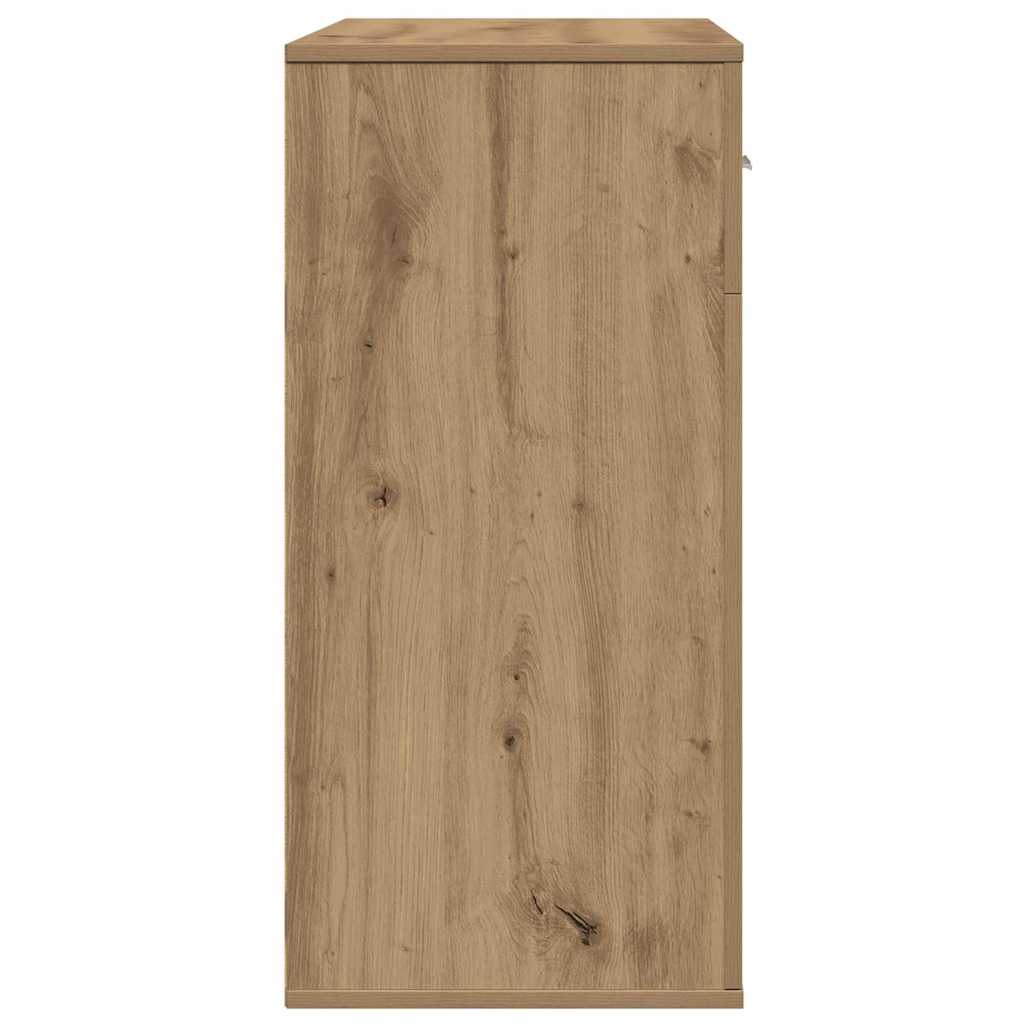 vidaXL Bufet Dąb rzemieślniczy 78 x 38 x 80 cm Materiał drewnopochodny