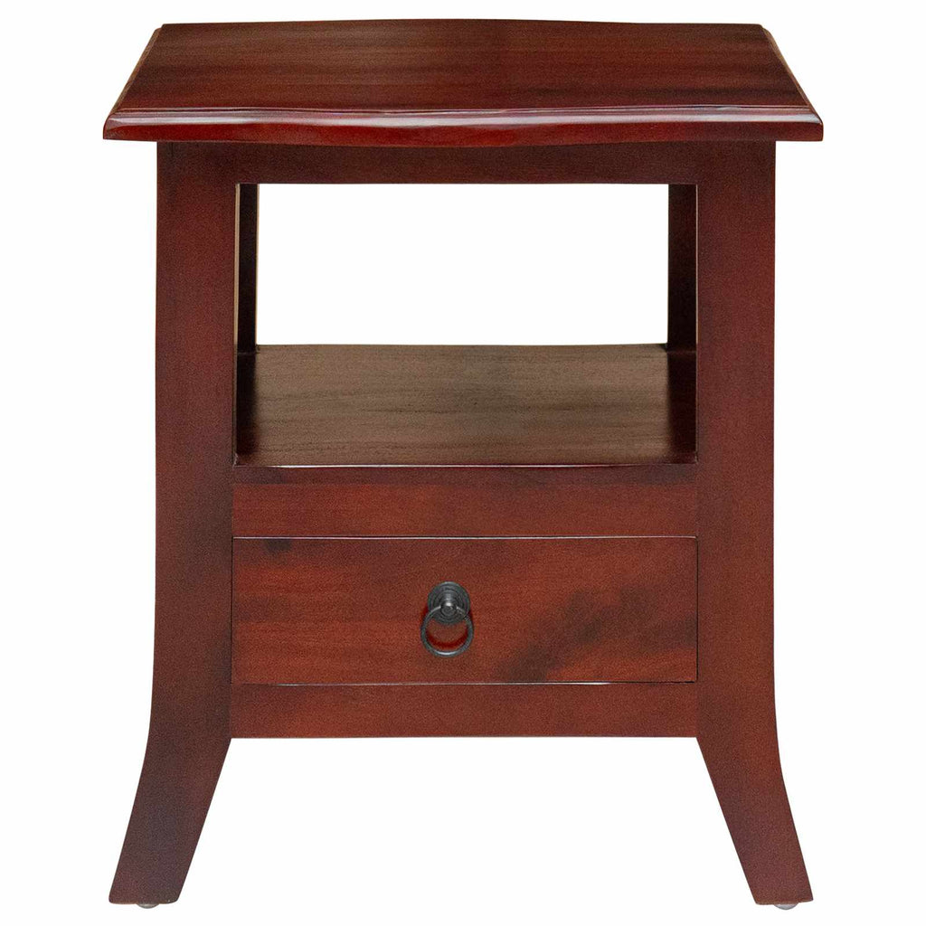 vidaXL Szafka Nocna Brązowy 40 x 40 x 45,5 cm Lite drewno mahoniowe