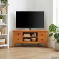 vidaXL Szafka pod telewizor z szufladą Naturalny 100 x 40,5 x 46 cm