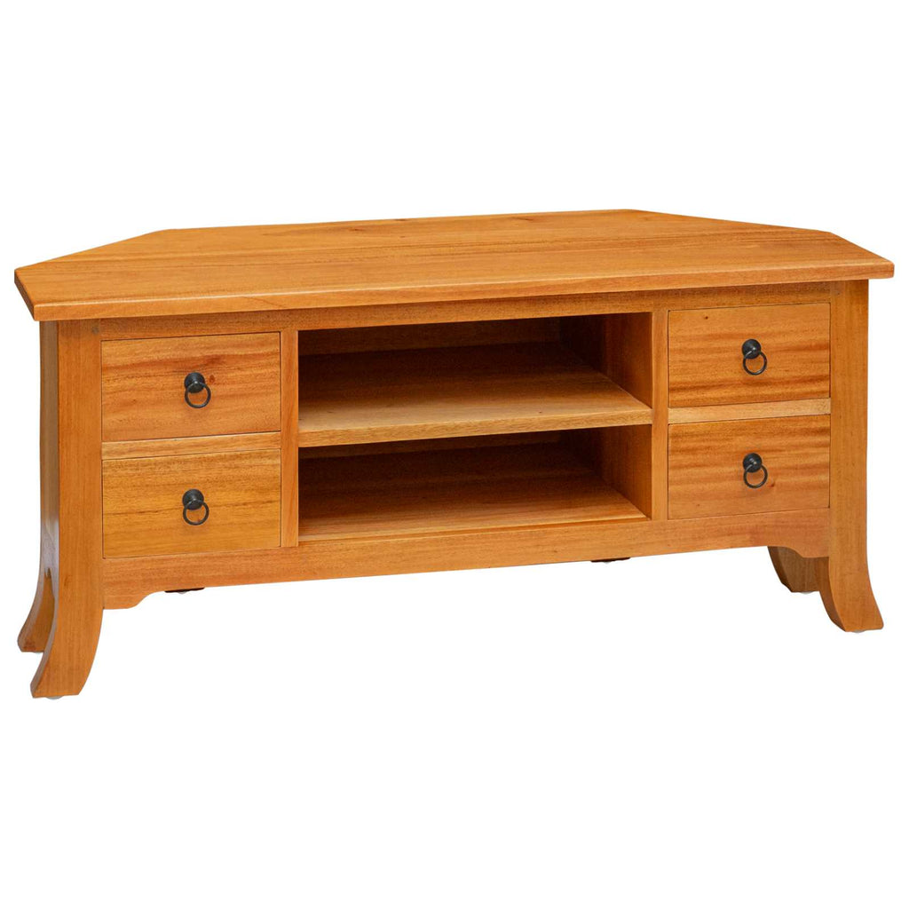 vidaXL Szafka pod telewizor z szufladą Naturalny 100 x 40,5 x 46 cm