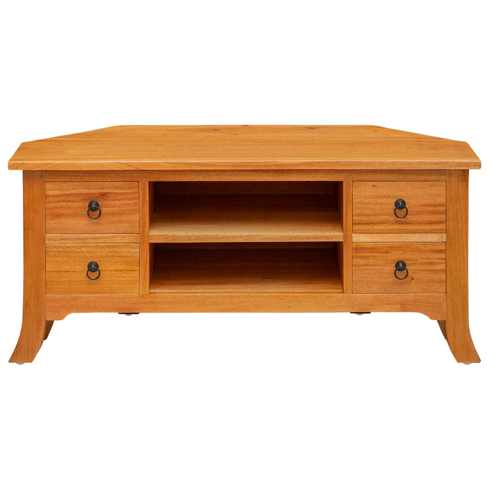vidaXL Szafka pod telewizor z szufladą Naturalny 100 x 40,5 x 46 cm