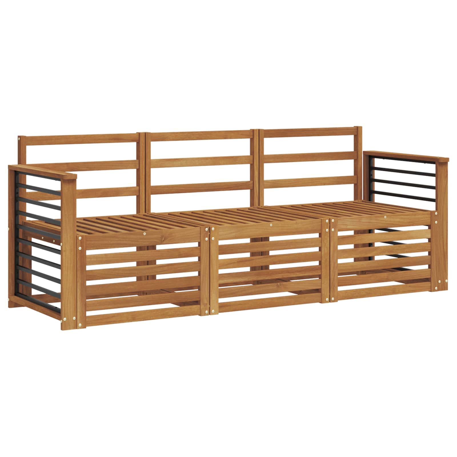 vidaXL Zestawy sof 3 pcs Lite Drewno Akacji