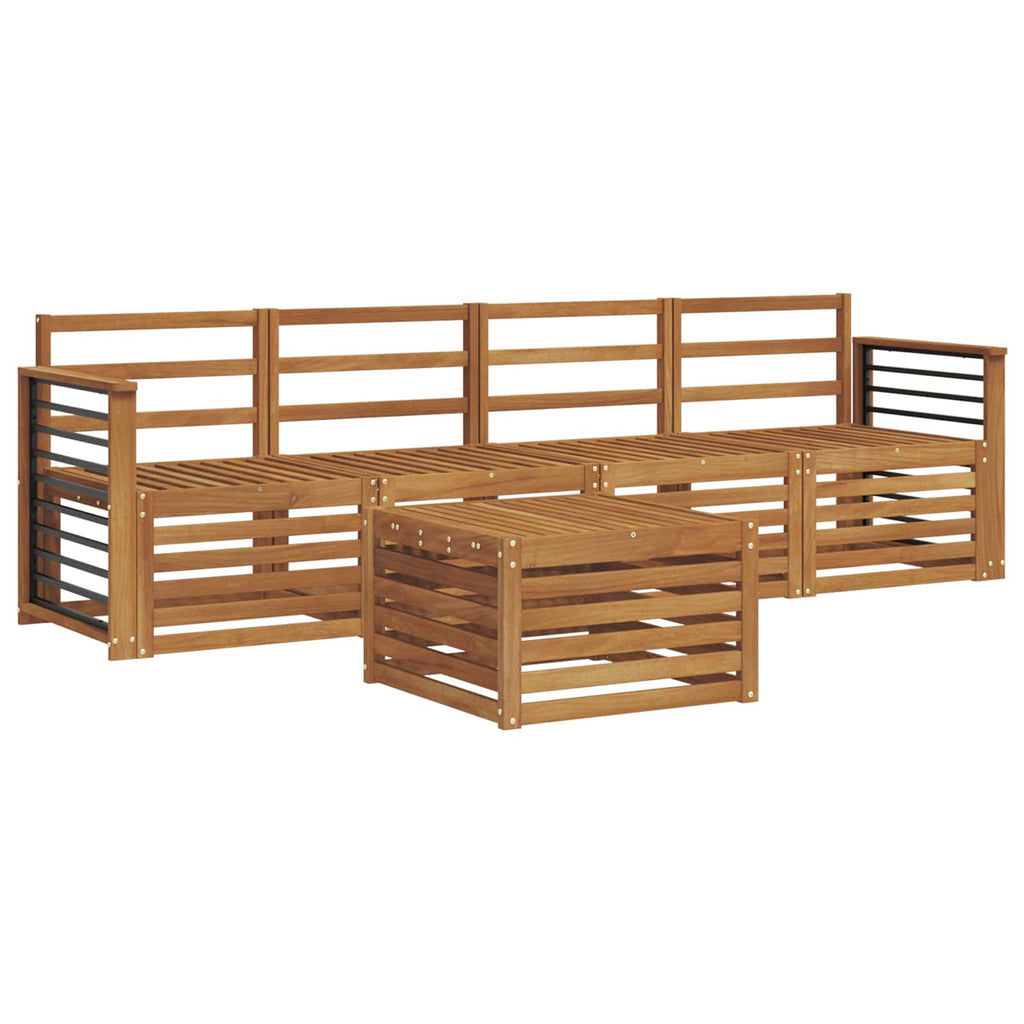 vidaXL Zestawy sof Naturalny Lite Drewno Akacji