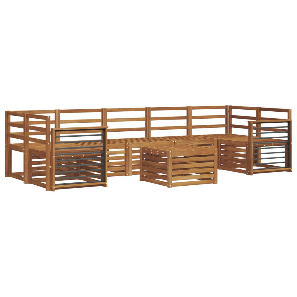 vidaXL Zestawy sof Naturalny Lite Drewno Akacji