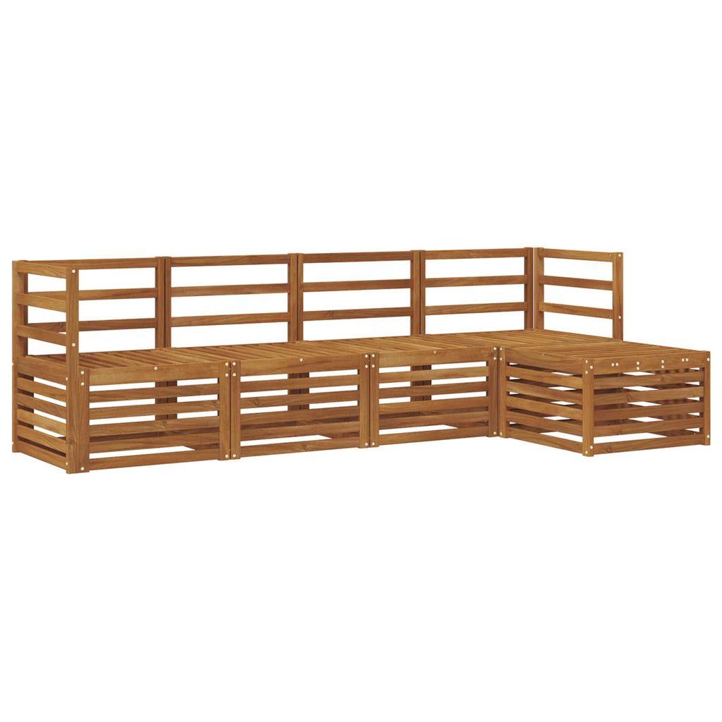 vidaXL Zestaw sof na zewnątrz 5 pcs Naturalny