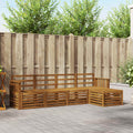vidaXL Zestaw sof na zewnątrz 5 pcs Naturalny