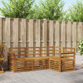 vidaXL Zestawy sof 4 pcs Naturalny Lite Drewno Akacji