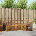 vidaXL Zestawy sof 4 pcs Naturalny Lite Drewno Akacji