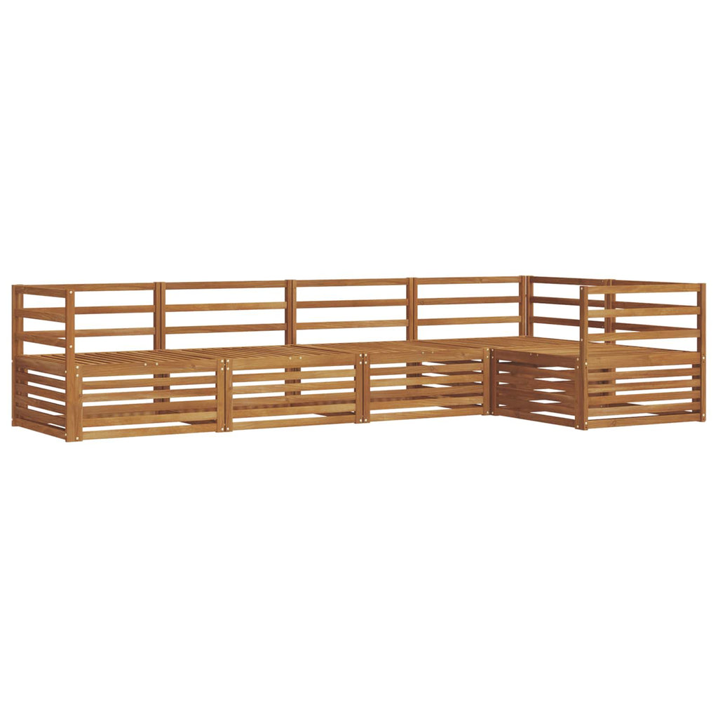 vidaXL Zestaw sof na zewnątrz 5 pcs Naturalny