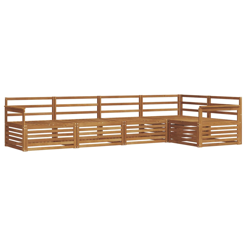 vidaXL Zestaw sof na zewnątrz 5 pcs Naturalny