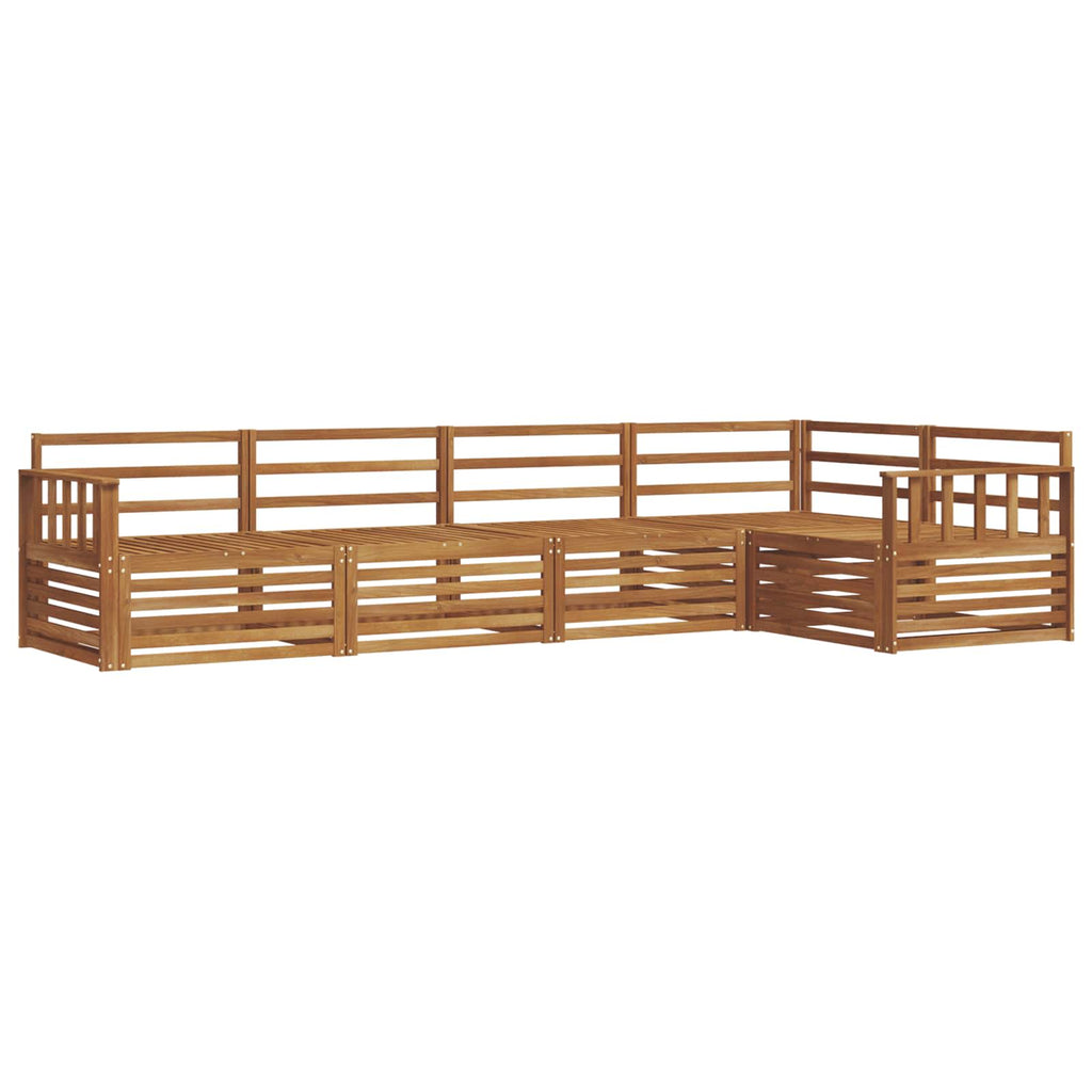 vidaXL Zestaw sof na zewnątrz 5 pcs Naturalny