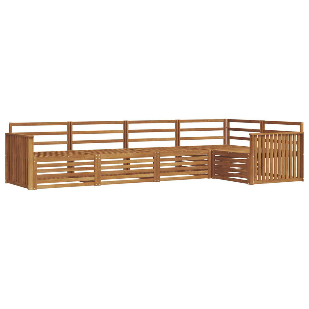 vidaXL Zestaw sof na zewnątrz 5 pcs Naturalny